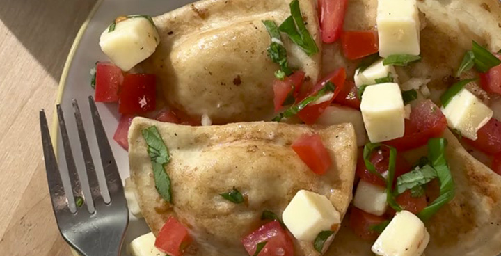 Savory Pierogy Bruschetta