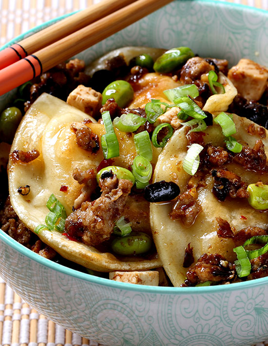 Szechuan-Style Pierogies