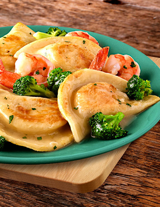 Pierogy Scampi