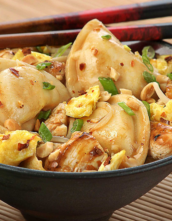 Pad Thai Mini Pierogies