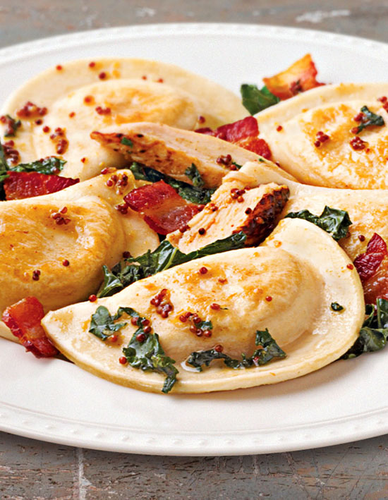 Bacon And Chicken Mini Pierogy Sauté