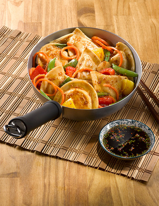 Asian Pierogy Stir Fry