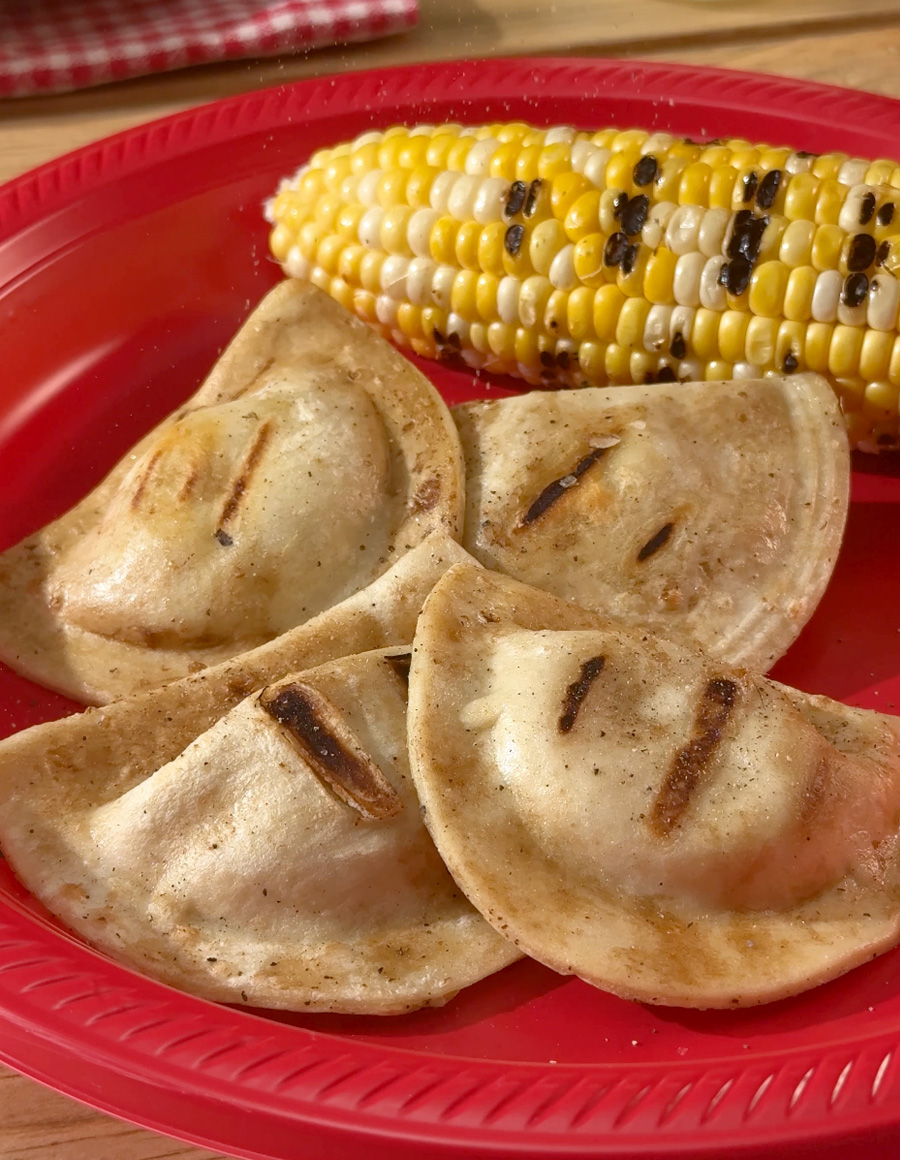 Grilled Pierogies
