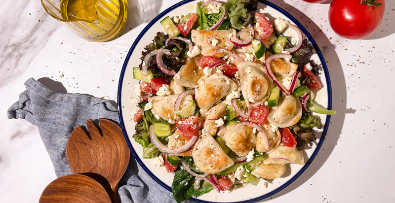 Farmers Market Mini Pierogy Salad