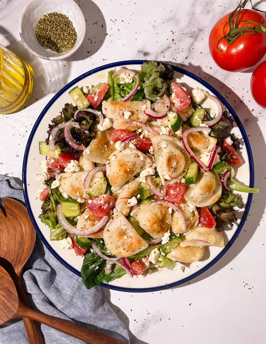 Farmers Market Mini Pierogy Salad