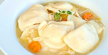 Slow Cooker Chicken and Mini Pierogy Stew