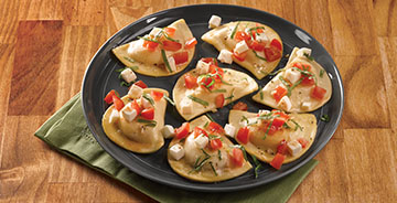 Savory Pierogy Bruschetta