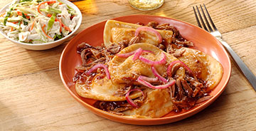 Pulled Pork BBQ Pierogies