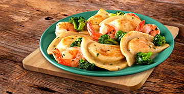 Pierogy Scampi