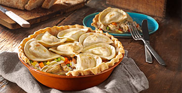 Deep Dish Pierogy Pot Pie