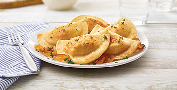 Classic Pierogies with Butter & Onions