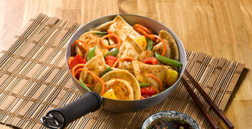 Asian Pierogy Stir Fry