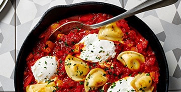 Pierogy Shakshuka