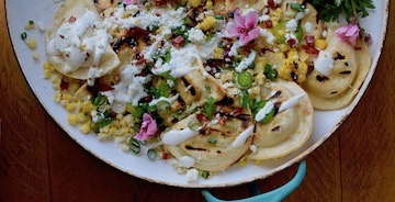 Grilled Spicy Pierogy Mexican Street Corn