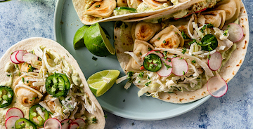 Mini Pierogy Tacos