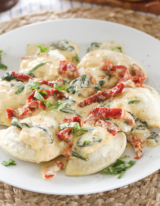 Pierogies Florentine