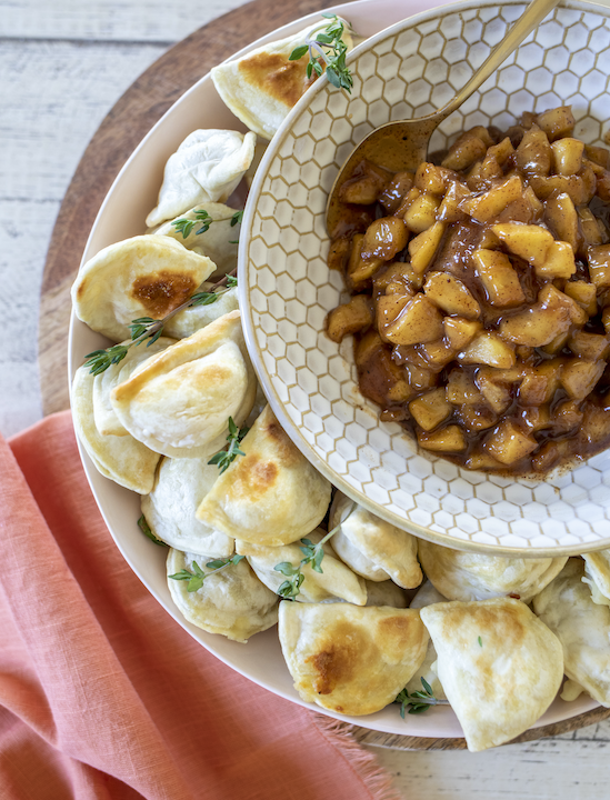 Air Fried Minis with Homemade Apple Pie Dip