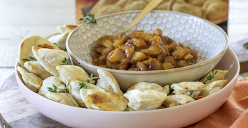 Air Fried Minis with Homemade Apple Pie Dip