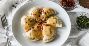 Pancetta Pierogies