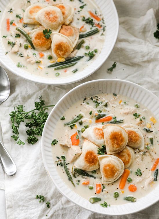 Pierogy Pot Pie Soup