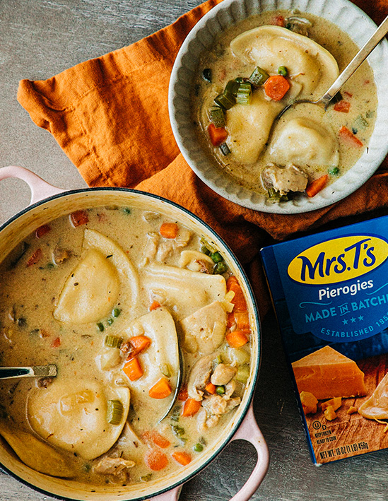 Pierogy Chicken StewMini Classic Cheddar-image