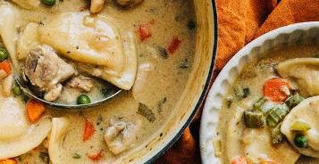 Pierogy Chicken Stew