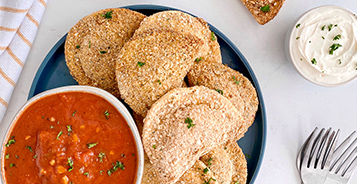 Ranch Air Fried Pierogies