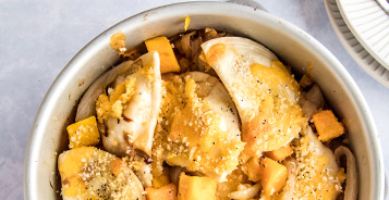 Butternut Squash Pierogy Casserole