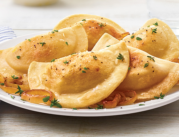 Classic Pierogies with Butter and Onions