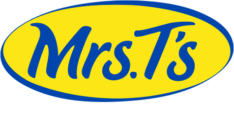 Mrs. T's Pierogies logo.