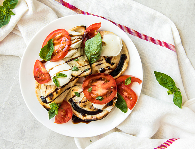 Caprese Grilled Pierogies