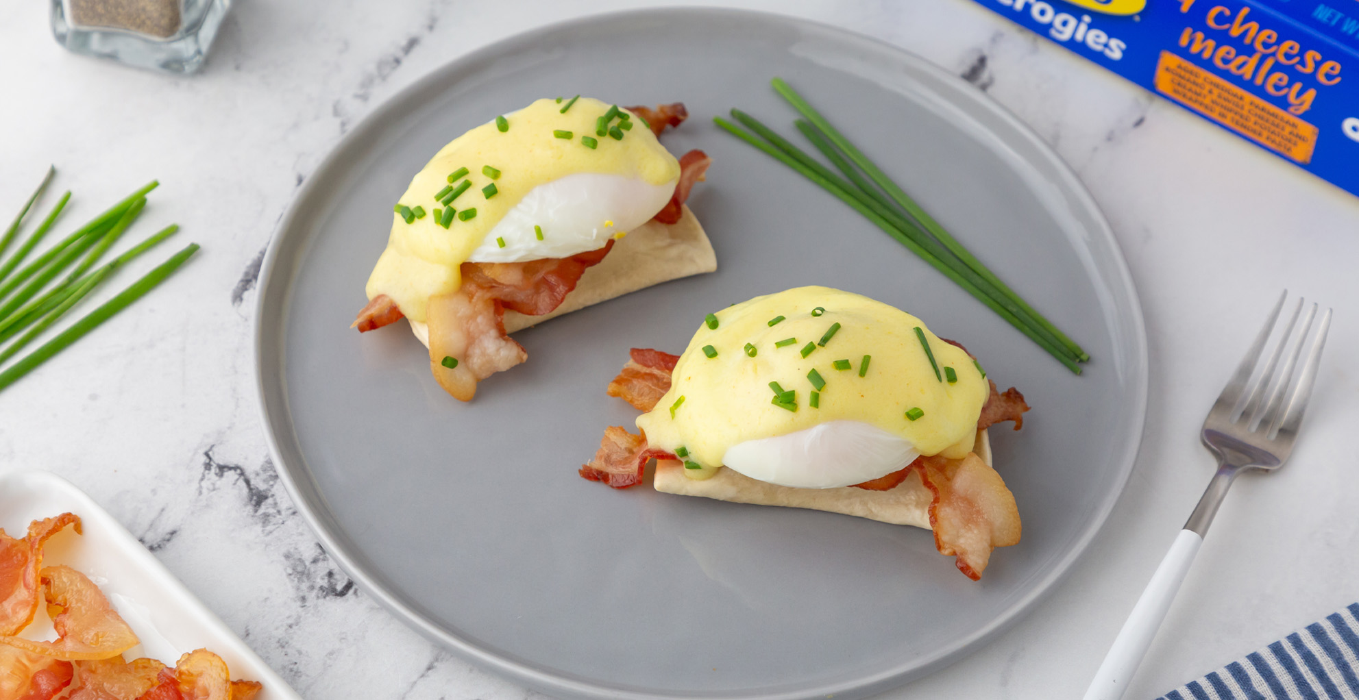 Pierogy Benedict