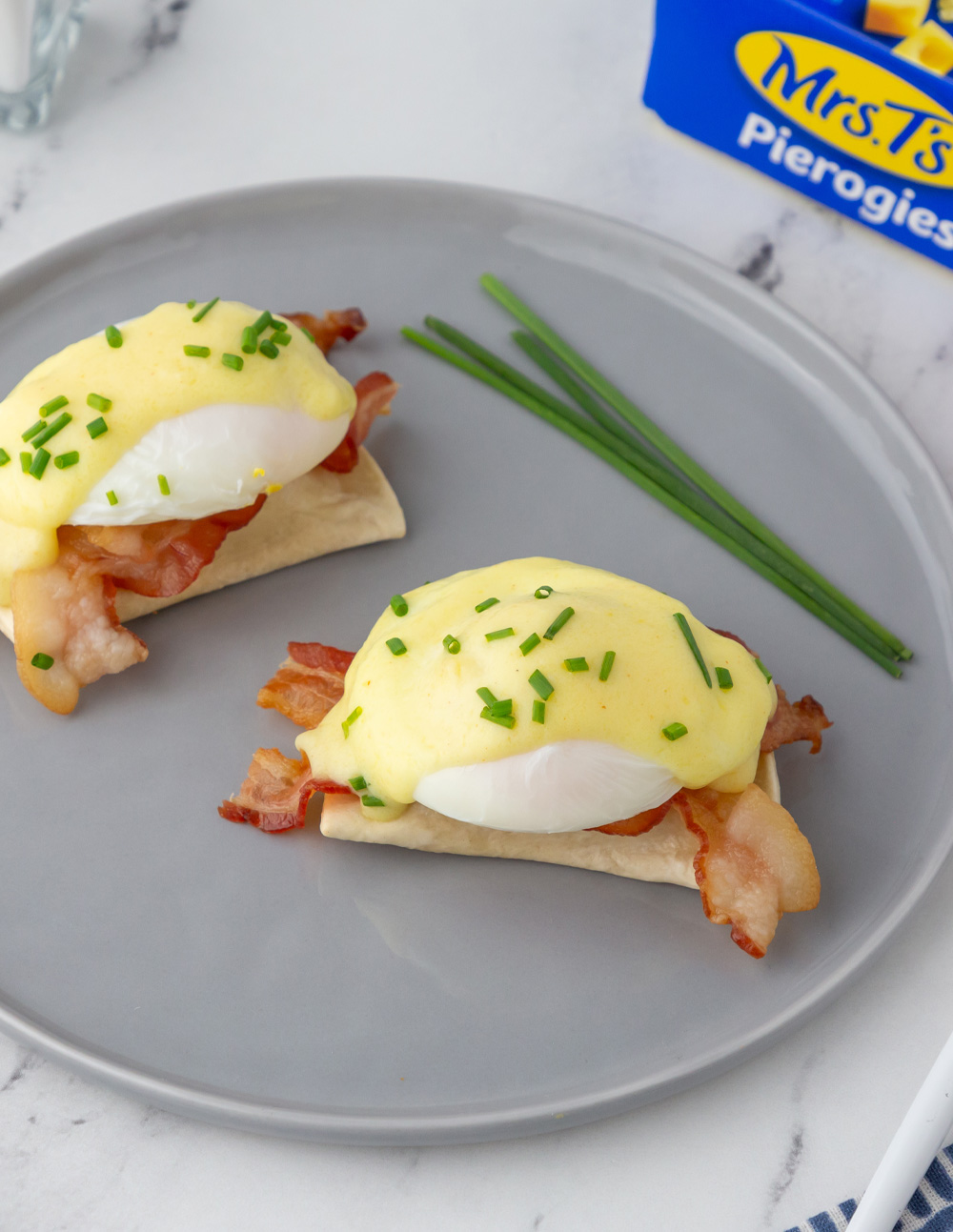 Pierogy Benedict