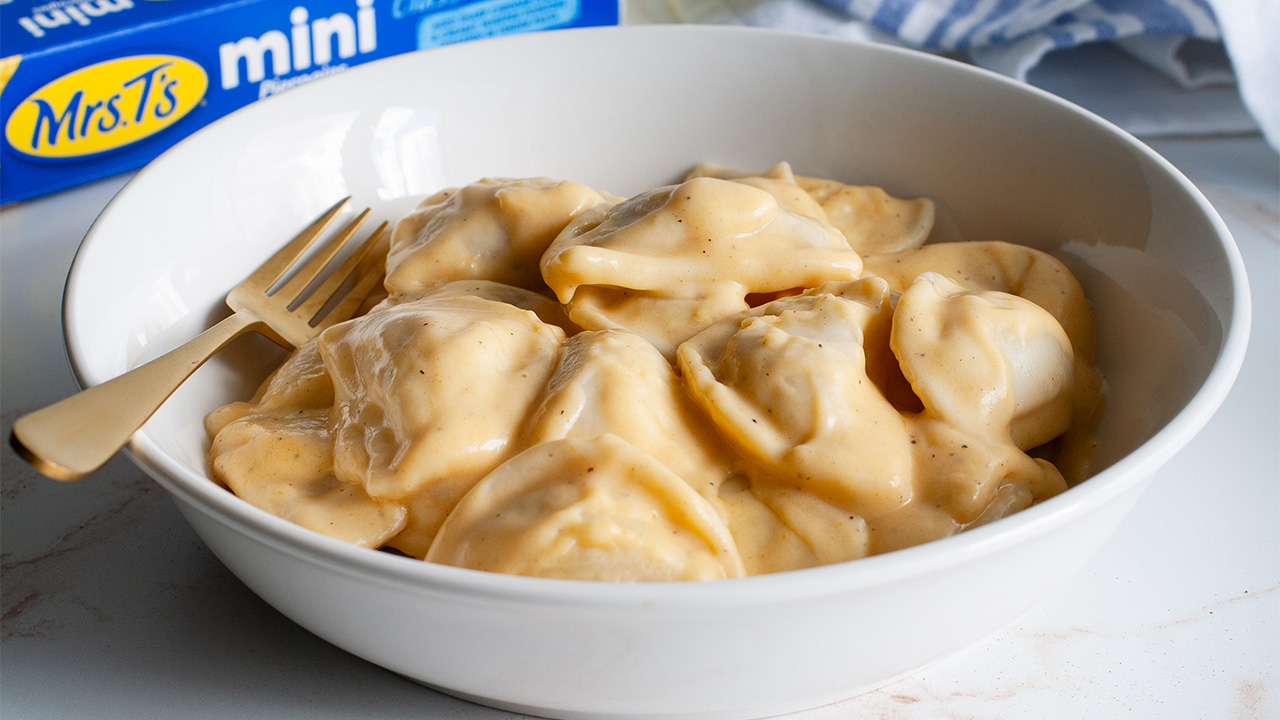 Classic Mac & Cheese Pierogies