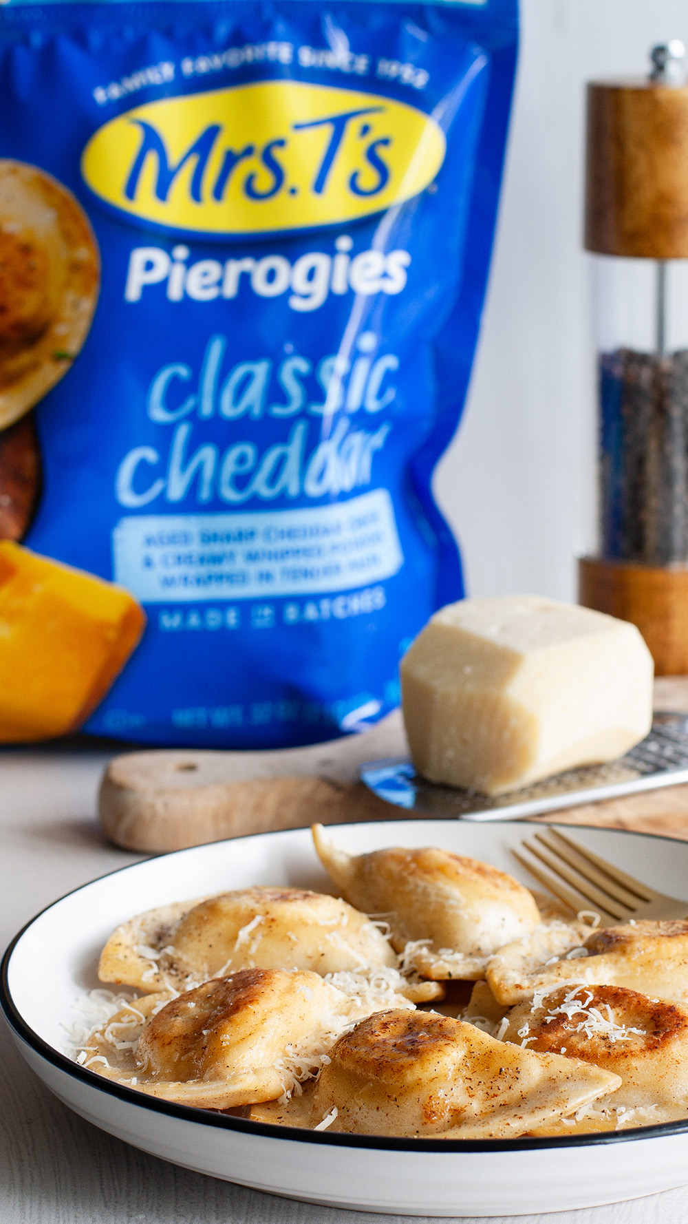 Brown Butter & Parmesan Pierogies