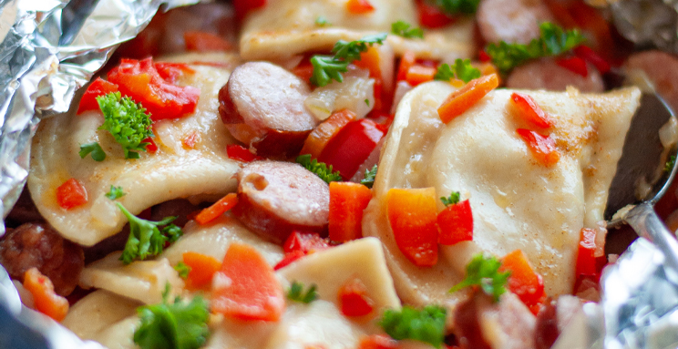 Pierogy Foil Packs
