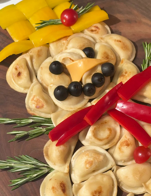 Pierogy Snowman Board