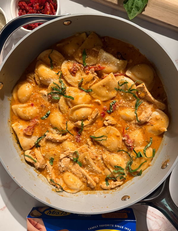 Marry Me Chicken Pierogies