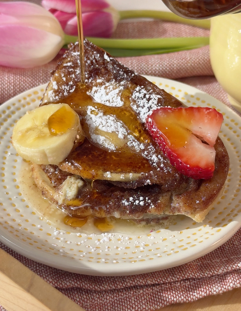 French Toast Pierogy Bake